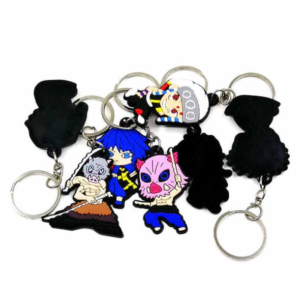 Custom Anime Silicone Keychain K01 - Image 2