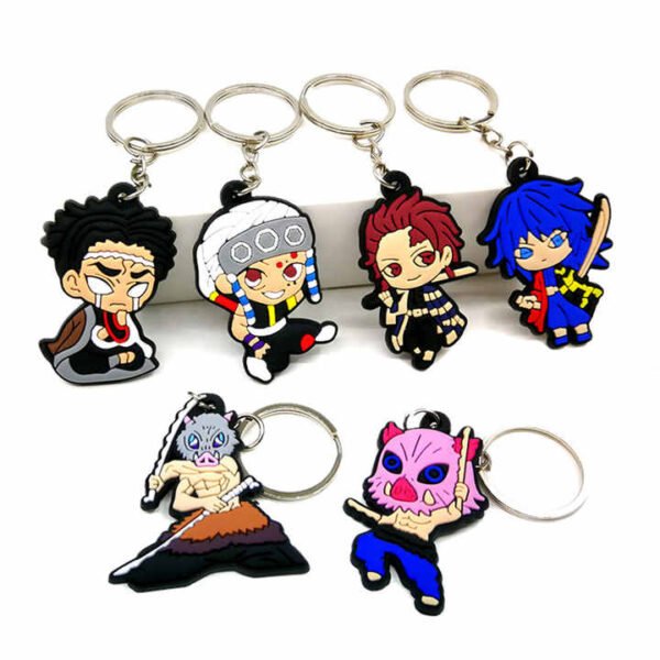 Custom Anime Silicone Keychain K01 - Image 5