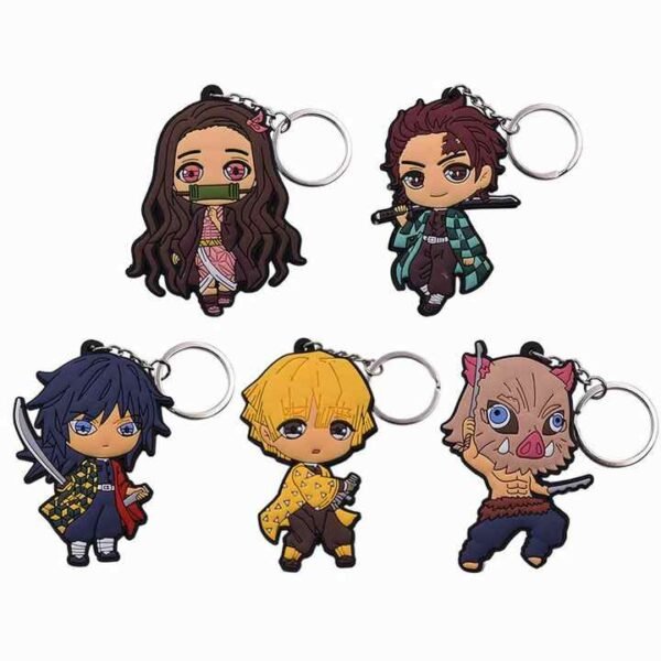 Custom Anime Silicone Keychain K01 - Image 6